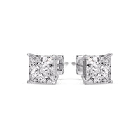 Princess-Cut Diamond Solitaire Stud Earrings (1 - 10ct | GIA & IGI Certified)