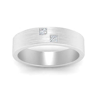 Princess Cut Brush Finish Band