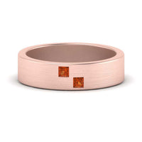 Princess Cut Brush Finish Band