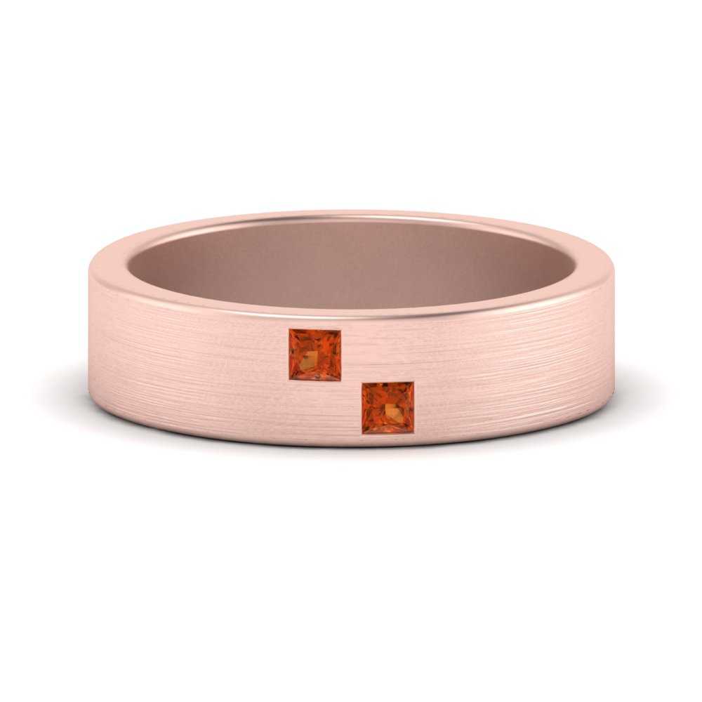 Princess Cut Brush Finish Band