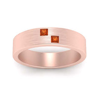 Princess Cut Brush Finish Band