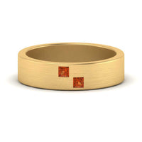 Princess Cut Brush Finish Band