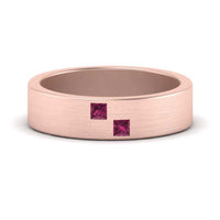 Princess Cut Brush Finish Band