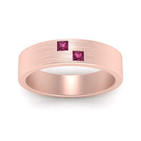 Princess Cut Brush Finish Band