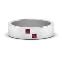 Princess Cut Brush Finish Band