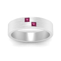 Princess Cut Brush Finish Band