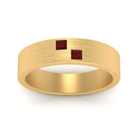 Princess Cut Brush Finish Band