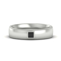 Princess Cut Mens Comfort Fit Promise Ring