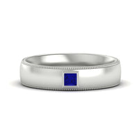 Princess Cut Mens Comfort Fit Promise Ring