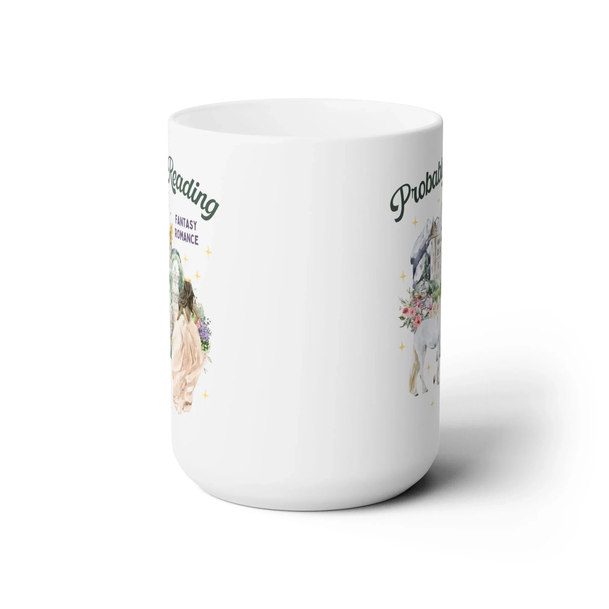 Probably Reading Fantasy Romance Coffee Mug - BIG FRENCHIES