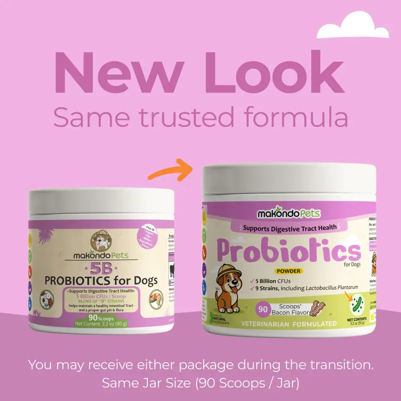 Probiotics for Dogs and Puppies. 90 Scoops - BIG FRENCHIES