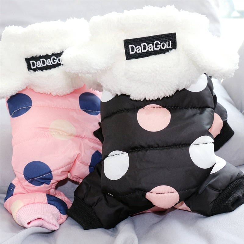 Big Polka Dot Snowsuit Jumpsuit - BIG FRENCHIES
