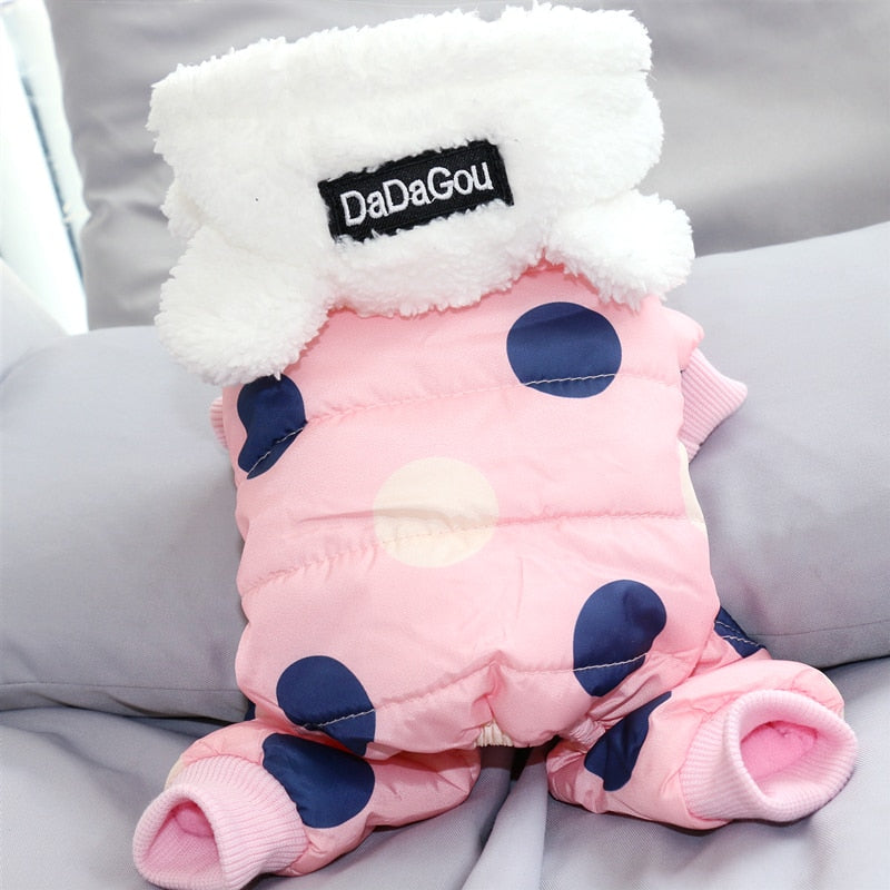Big Polka Dot Snowsuit Jumpsuit - BIG FRENCHIES