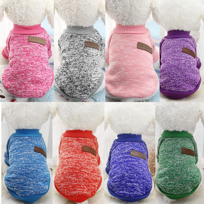 XS-2XL Winter Warm Pet Sweater - BIG FRENCHIES