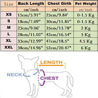 XS-2XL Winter Warm Pet Sweater - BIG FRENCHIES
