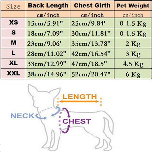 XS-2XL Winter Warm Pet Sweater - BIG FRENCHIES