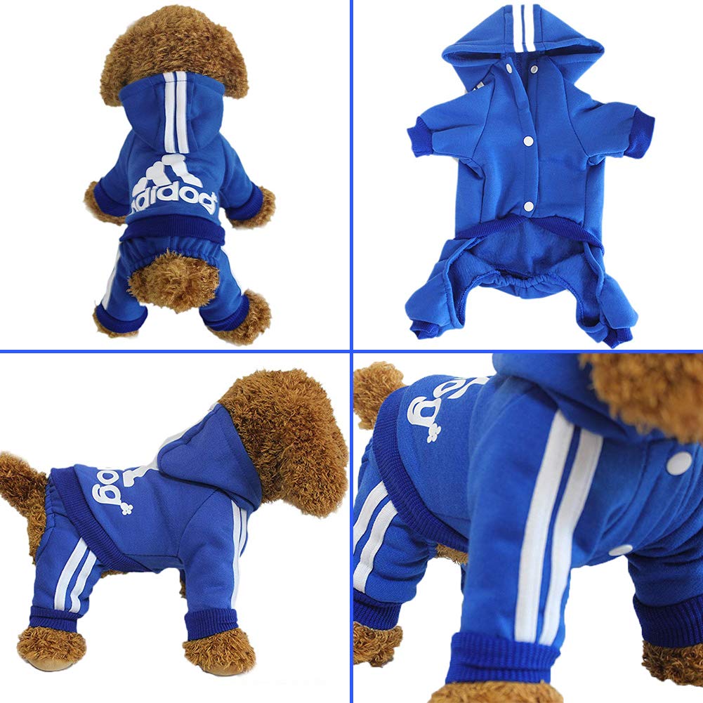 Adidog Pet Pet Four-Legged Hoodie XS-XXL - BIG FRENCHIES