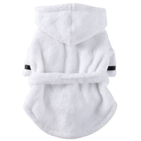 Luxury Soft Pet Dog Puppy Hooded Bathrobe - BIG FRENCHIES