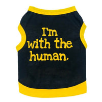 I'm with The Human Dog Cat Puppy Pet Shirts - BIG FRENCHIES