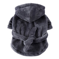 Luxury Soft Pet Dog Puppy Hooded Bathrobe - BIG FRENCHIES