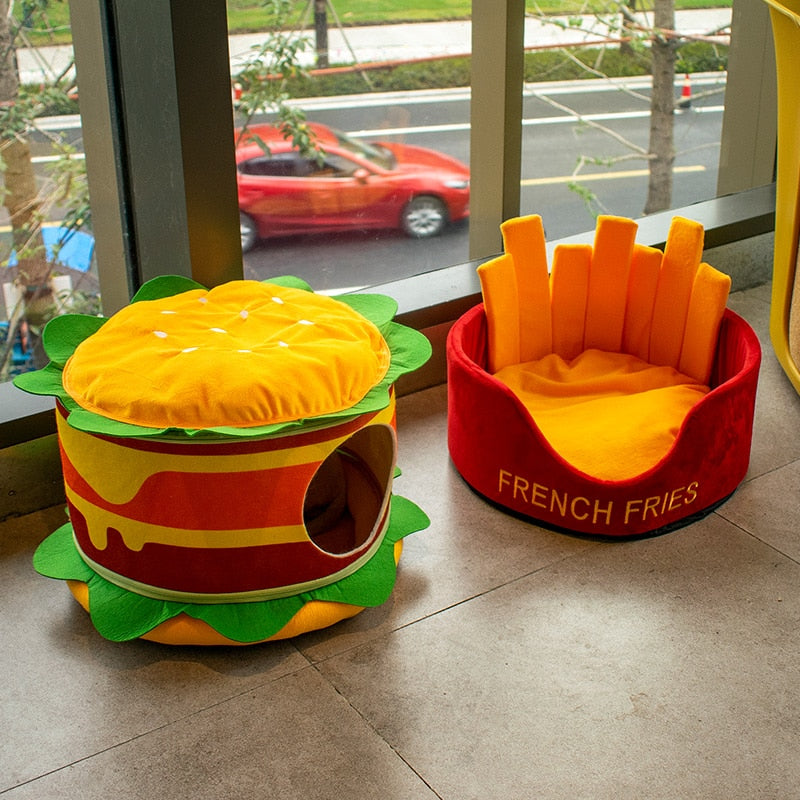 Hamburger French Fries Pet Bed - BIG FRENCHIES