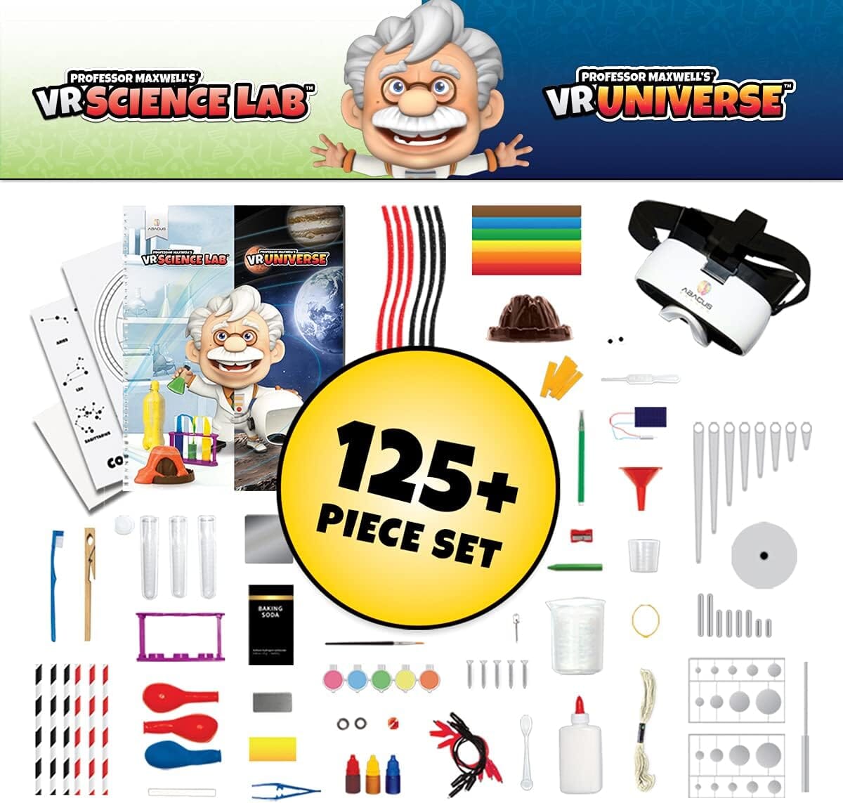 Professor Maxwell's Virtual Reality 2 in 1 Bundle Pack - VR Science Lab & Universe