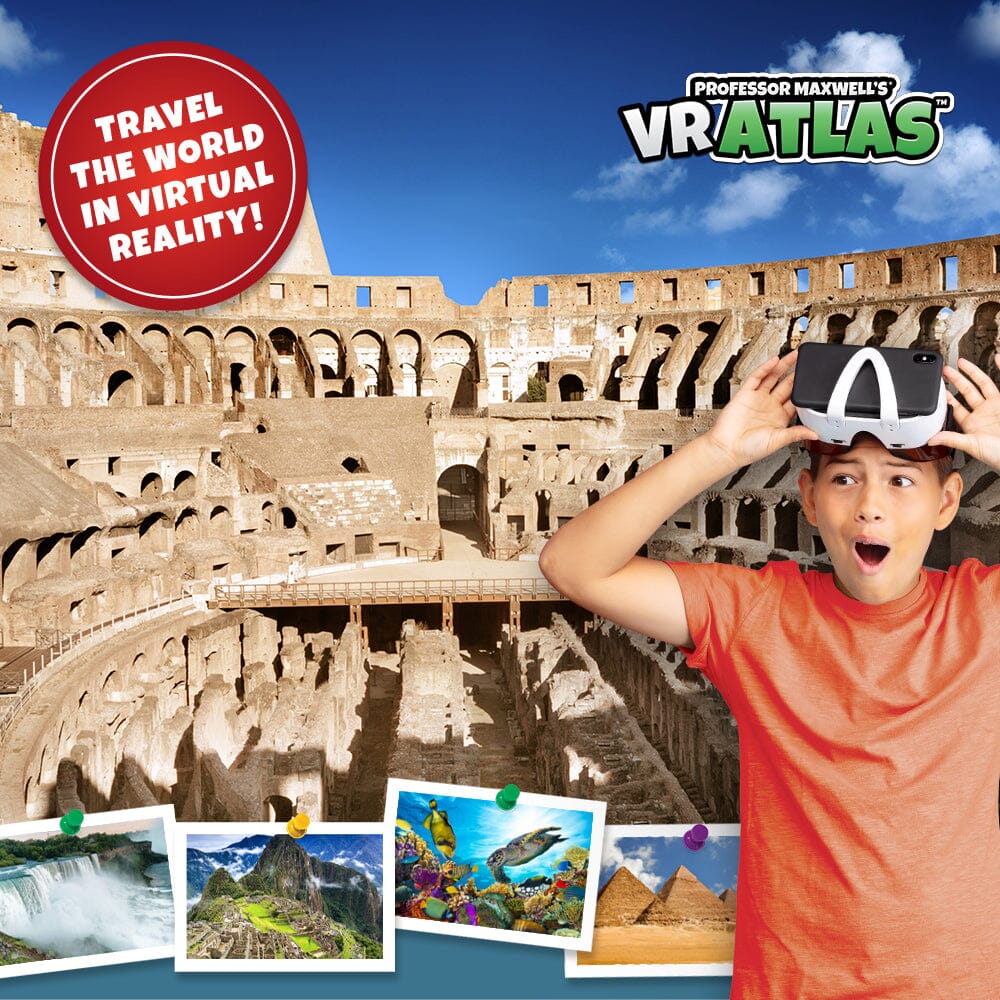 Professor Maxwell's VR Atlas World Travel Activity Kit