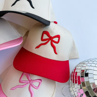 Puff Bow- Trucker Hat