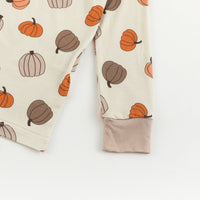 Pumpkins Beige (Long Sleeve PJ) - BIG FRENCHIES