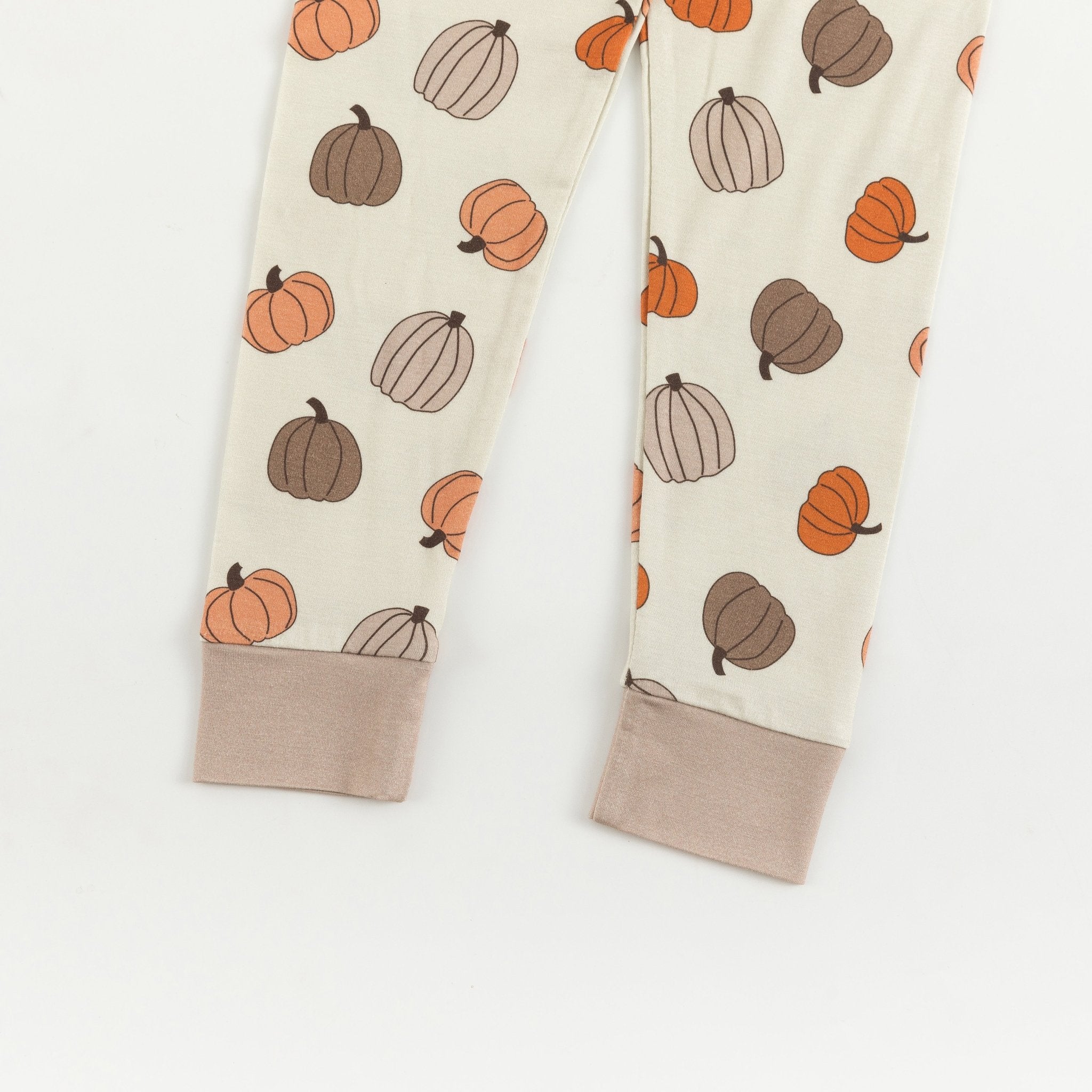 Pumpkins Beige (Long Sleeve PJ) - BIG FRENCHIES