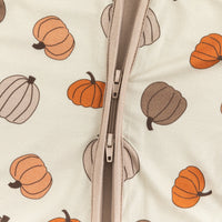 Pumpkins Beige (Convertible Zip Footies) - BIG FRENCHIES