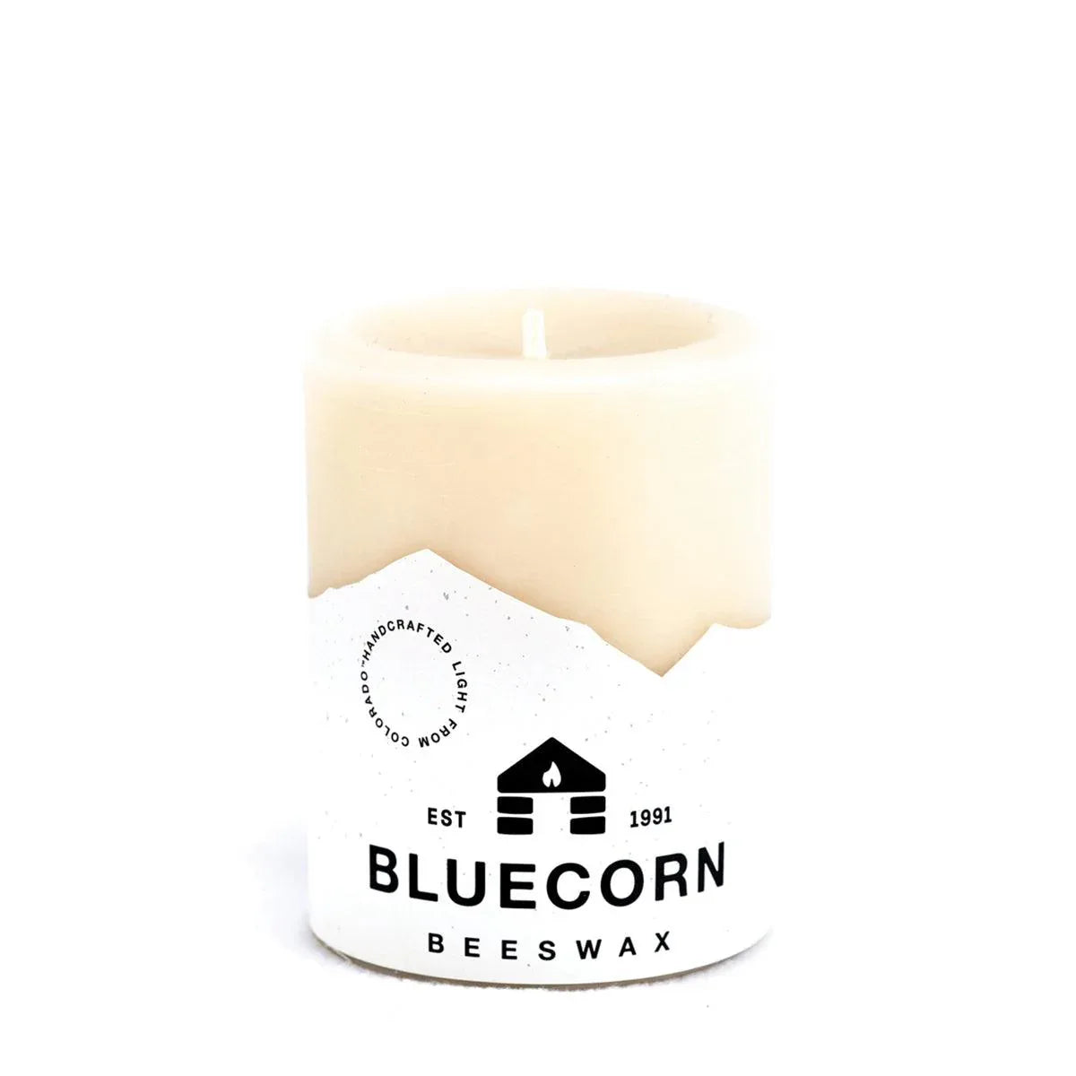 Ivory Pure Beeswax Pillar Candles - BIG FRENCHIES