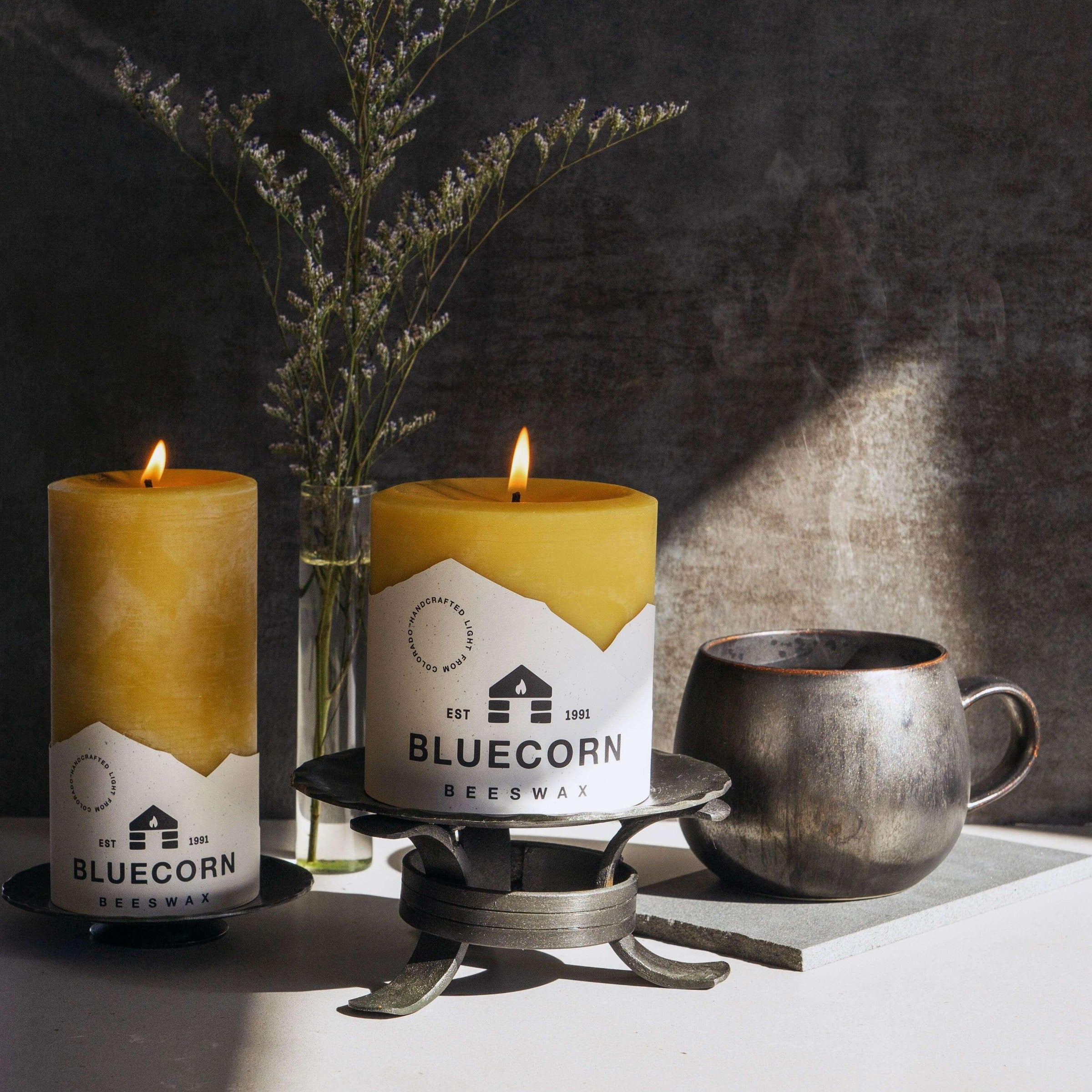 Pure Beeswax Pillar Candles - BIG FRENCHIES