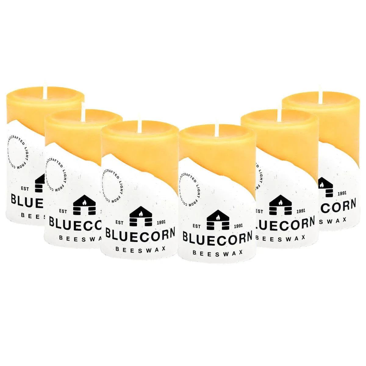 Pure Beeswax Pillar Candles - BIG FRENCHIES