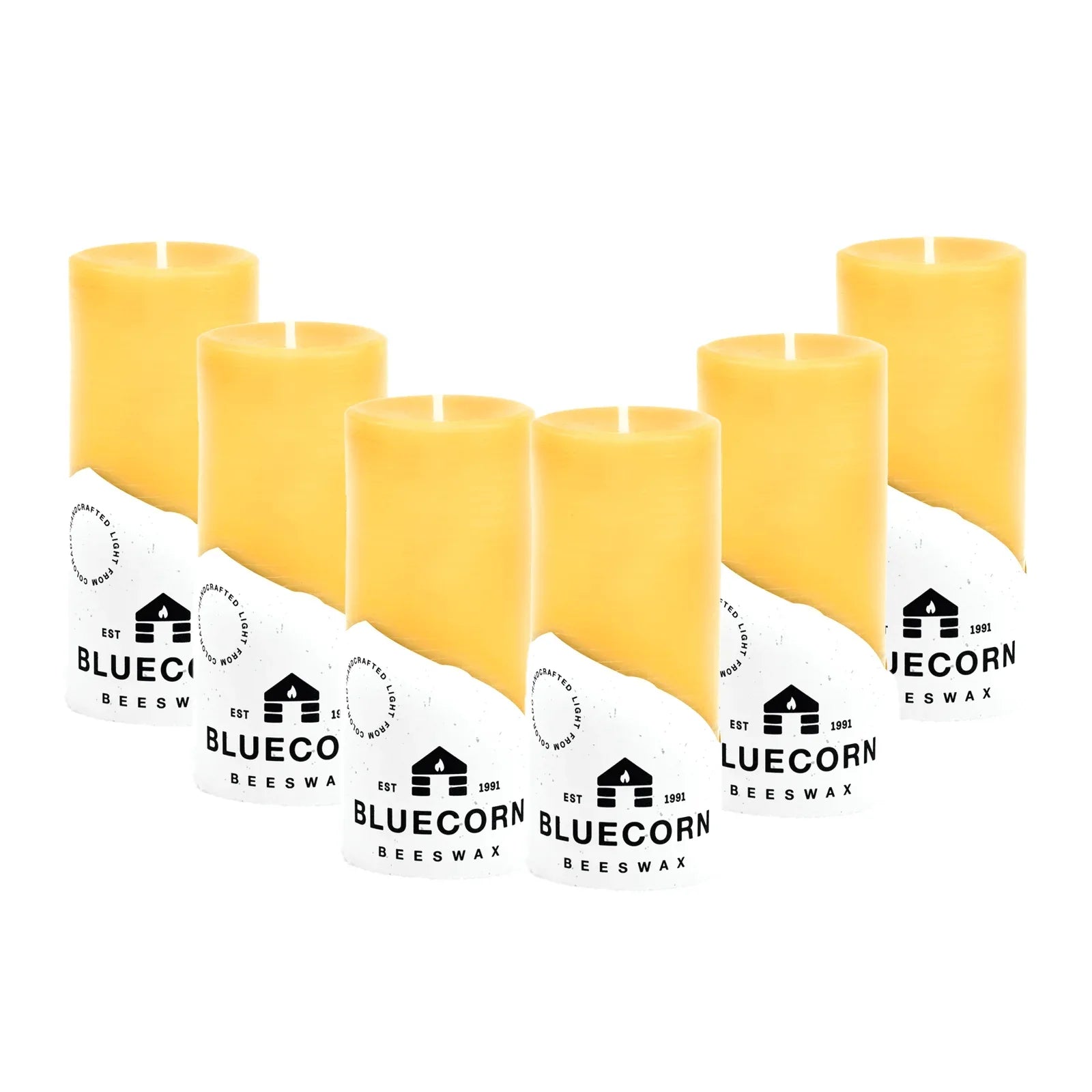 Pure Beeswax Pillar Candles - BIG FRENCHIES
