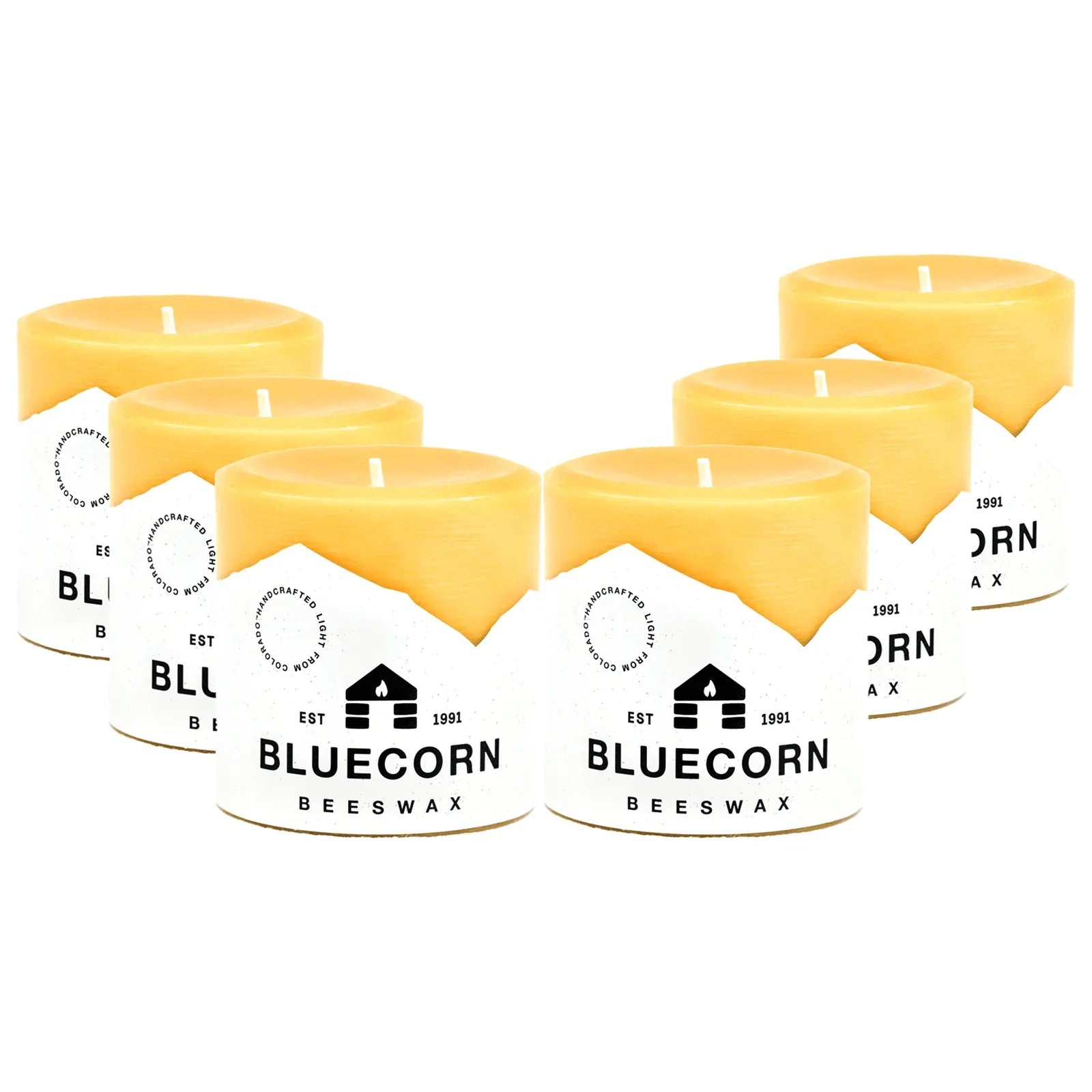 Pure Beeswax Pillar Candles - BIG FRENCHIES