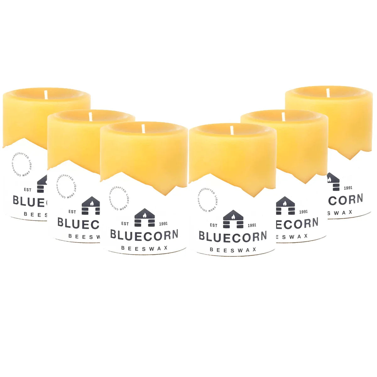 Pure Beeswax Pillar Candles - BIG FRENCHIES