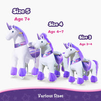 Model U® Unicorn Ride-On Toy Age 4–7 – Purple