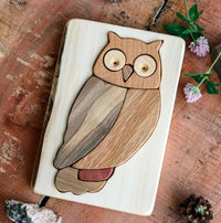 Natural Wood Owl Puzzle - BIG FRENCHIES