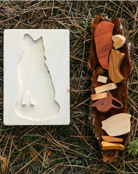 Wooden Fox Puzzle in Natural Wood - BIG FRENCHIES