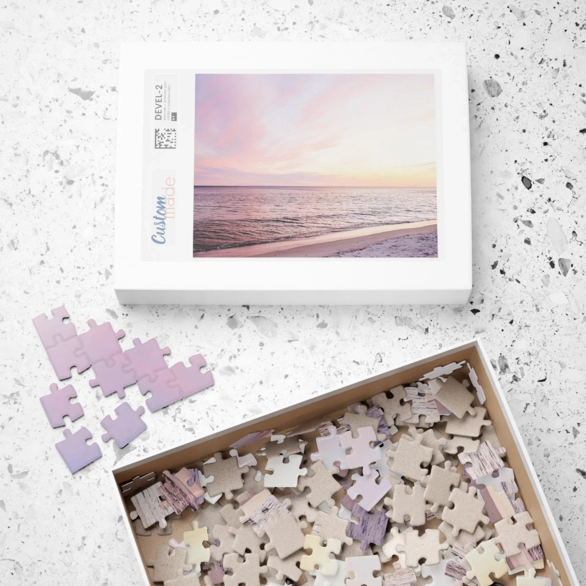 Puzzle of Gulf Shores Sunset in Alabama: Puzzle for Adults | Puzzle of Original Photograph - BIG FRENCHIES