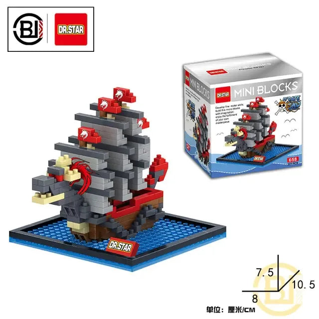 Pirate Ship Series Building Game Toys - # BOT&G522510002 - BIG FRENCHIES