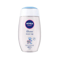 Nivea Baby Oil: Gentle & Moisturizing Baby Massage Oil for Sensitive Skin | Natural Almond Oil for Dry Skin Relief