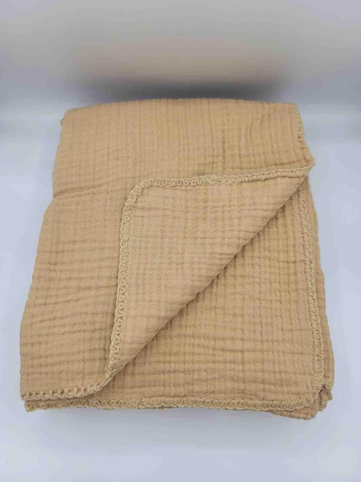 Quilted 4 Layers Muslin Blanket - BIG FRENCHIES