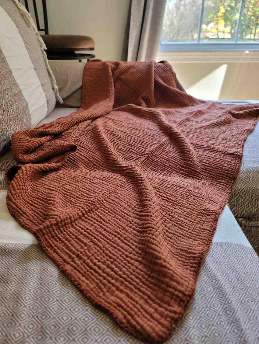 Quilted 4 Layers Muslin Blanket - BIG FRENCHIES