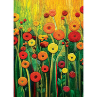 Quilted - The Joy of Flowers 1000 Piece Puzzle by Masterpieces Puzzles - BIG FRENCHIES