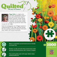 Quilted - The Joy of Flowers 1000 Piece Puzzle by Masterpieces Puzzles - BIG FRENCHIES