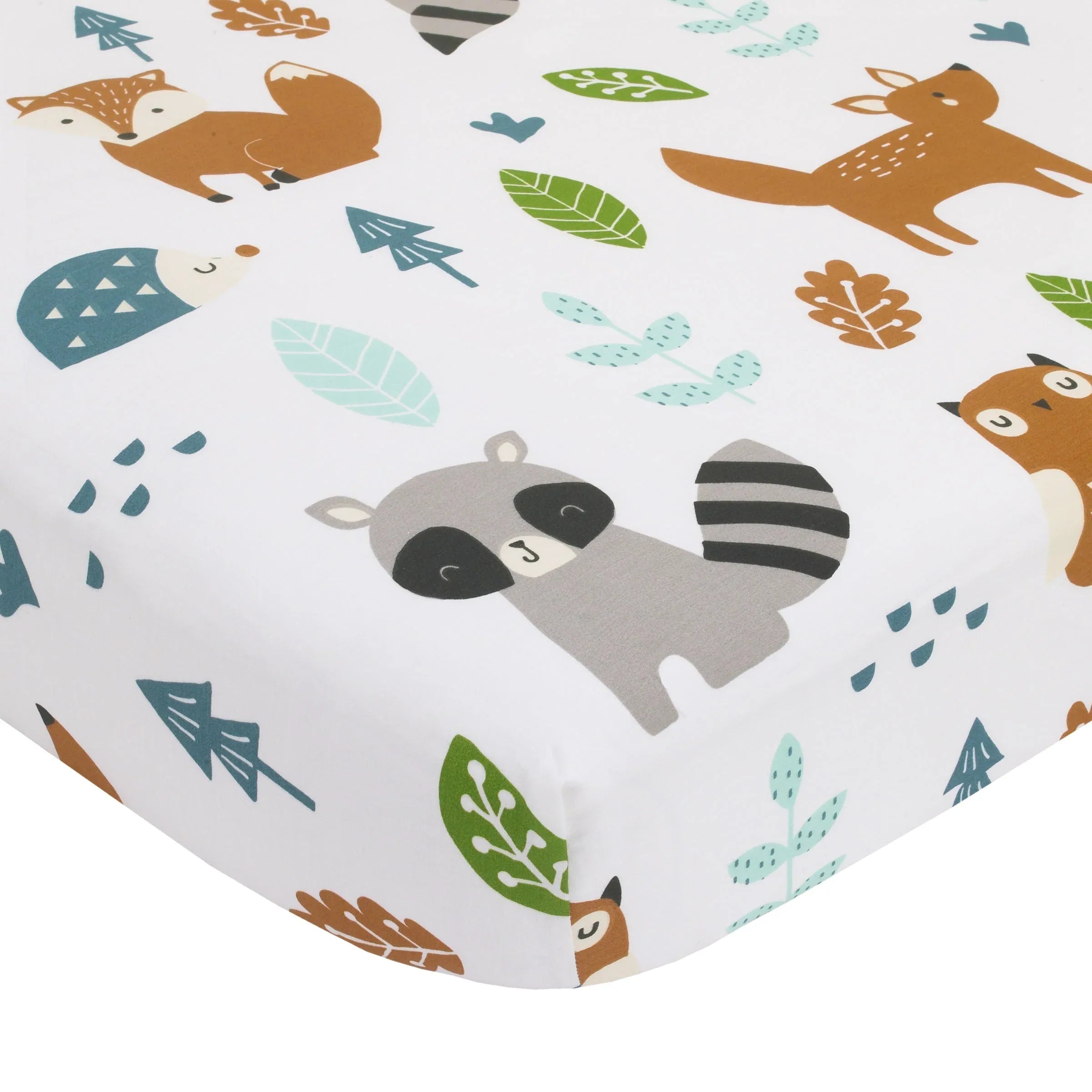 NoJo Dreamer Little Woodland Friends 8 Piece Nursery Crib Bedding Set - BIG FRENCHIES
