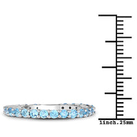 0.94 Carat Genuine Swiss Blue Topaz .925 Sterling Silver Ring