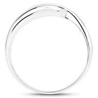 0.74 Carat Genuine Blue Topaz .925 Sterling Silver Ring